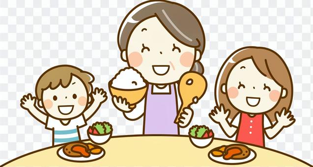 Children gathering in the children's cafeteria Children gathering in the children's cafeteria