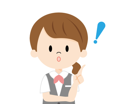 Female receptionist_point Female receptionist_point