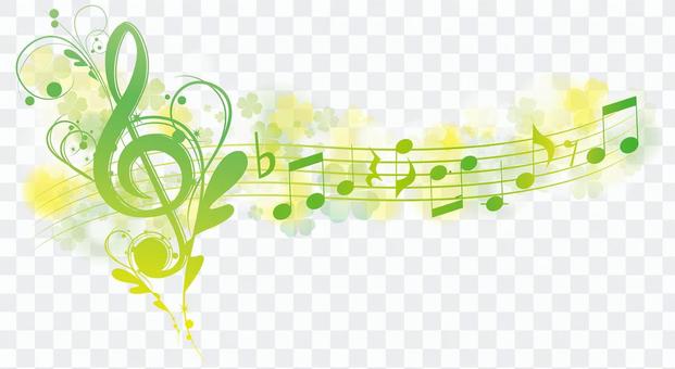 Yellow and green elegant toy symbol heading banner Yellow and green elegant toy symbol heading banner