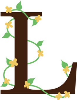 Flower letter alphabet Flower letter alphabet