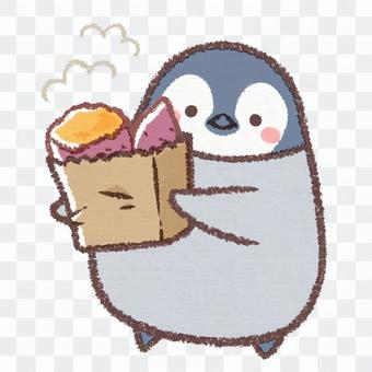 Baked salmon penguin chick Baked salmon penguin chick