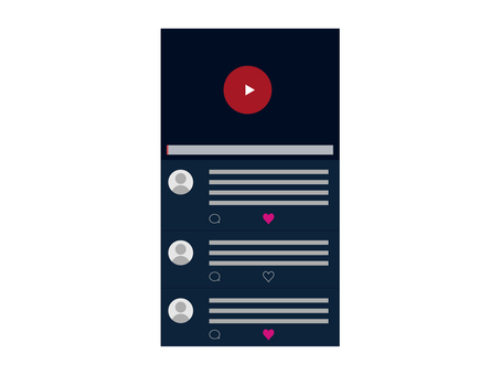Video sharing site image_Dark mote Video sharing site image_Dark mote