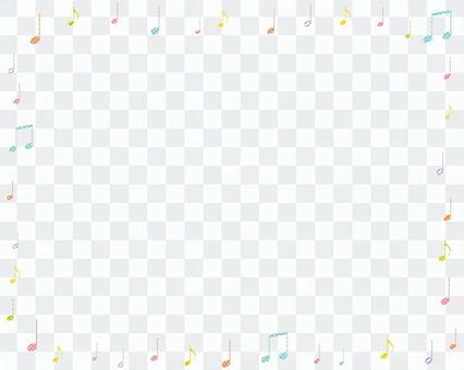 Musical note frame 3 Musical note frame 3