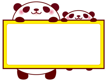 Parent and child panda notes Parent and child panda notes