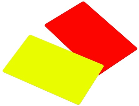 Yellow card red card Yellow card red card