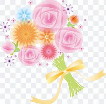Flower pattern rose bouquet Flower pattern rose bouquet