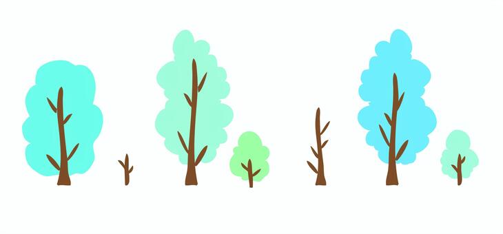 Material trees (street tree · park) winter Material trees (street tree · park) winter