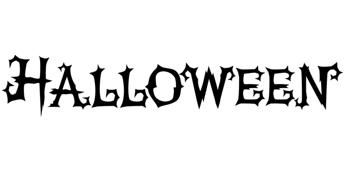 Typography Halloween alignment Typography Halloween alignment