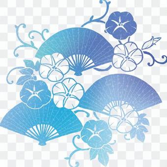 Fan morning glory crest (clear stream) Fan morning glory crest (clear stream)
