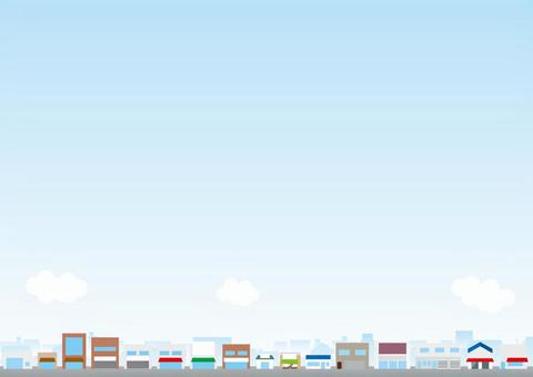 Cityscape Background series Shopping district Cityscape Background series Shopping district