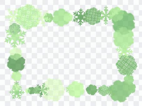 Snow ring frame (green) Snow ring frame (green)
