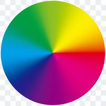 Rainbow colored circular gradation (rainbow) Rainbow colored circular gradation (rainbow)