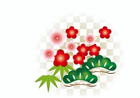 New Year Pattern Shochiku Mei 16 New Year Pattern Shochiku Mei 16