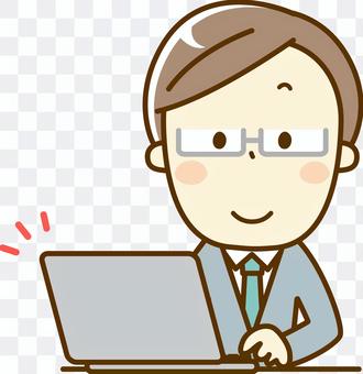 操作PC的老师 操作PC的老师