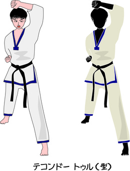 Taekwondo Martial Arts Blow South Korea Taekwondo Martial Arts Blow South Korea