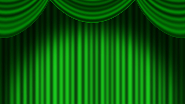 Full HD green stage curtain background Full HD green stage curtain background