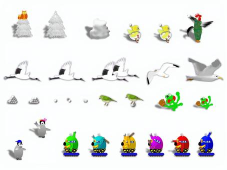 Snowball fight creation set Snowball fight creation set