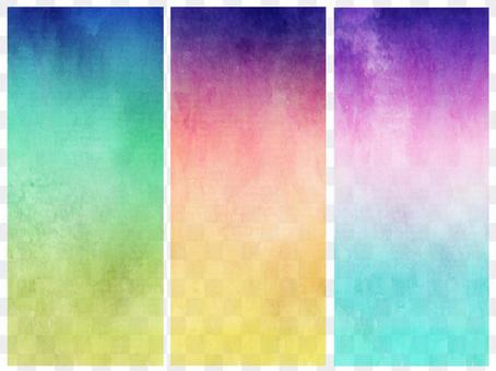3 color gradation banner 3 color gradation banner