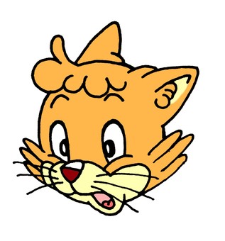 Anthropomorphic cat pose Anthropomorphic cat pose