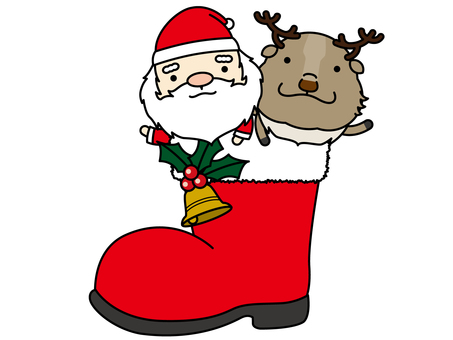 Santa & reindeer boots Santa & reindeer boots