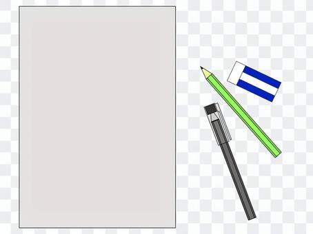 Cut writing instruments and free book Cut writing instruments and free book
