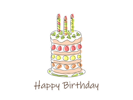 Fruitcake birthday card Fruitcake birthday card