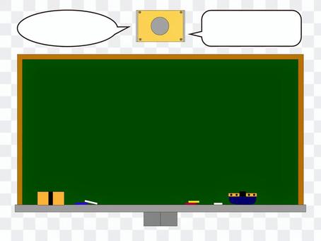 School blackboard and speaker balloon set 2 School blackboard and speaker balloon set 2