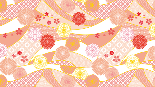 Japanese pattern background 01 horizontal wide 16: 9 flashy Japanese pattern background 01 horizontal wide 16: 9 flashy