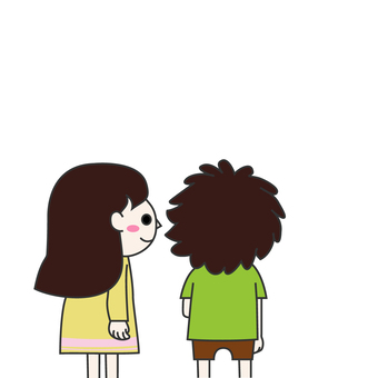 Child's behind appearance Child's behind appearance