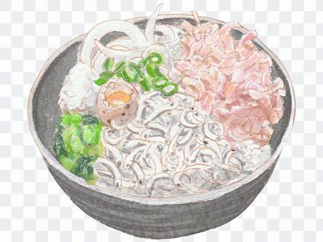 Kamaage shirasu bowl Kamaage shirasu bowl