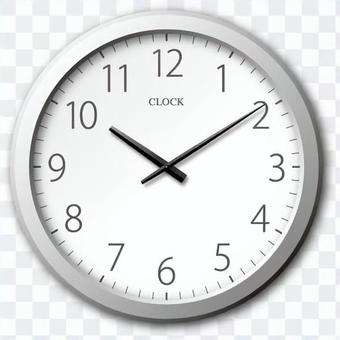 Wall clock (silver) Wall clock (silver)