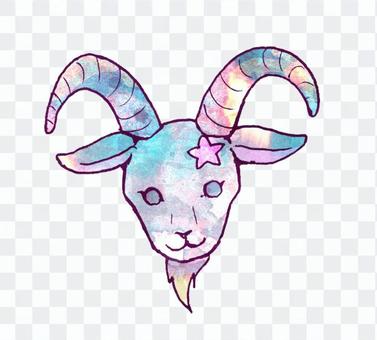 Galactic-colored Capricorn Galactic-colored Capricorn