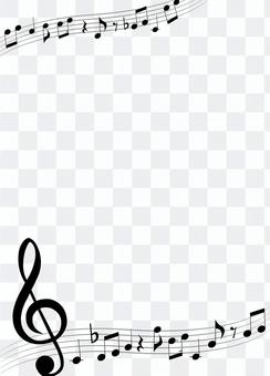Staff with frame symbols Simple frame Staff with frame symbols Simple frame
