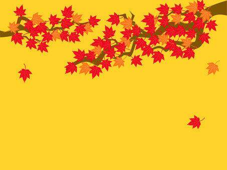 Autumn leaves tree background / wallpaper illustration Autumn leaves tree background / wallpaper illustration