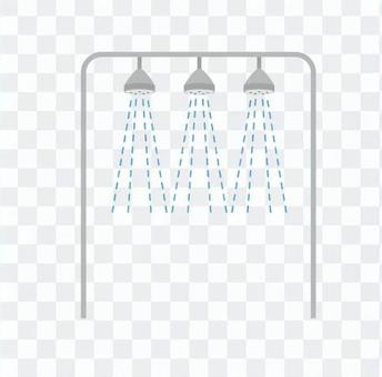 Shower for pool 1 Shower for pool 1