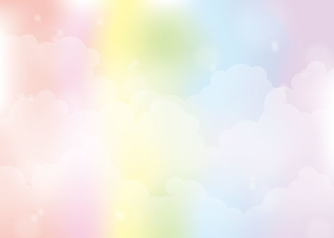 Seven-color empty background, A4 horizontal, painted enough Seven-color empty background, A4 horizontal, painted enough