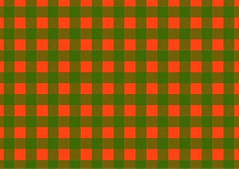 Halloween-colored gingham check ③ Halloween-colored gingham check ③