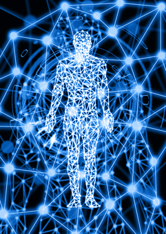 Mysterious human body image Mysterious human body image