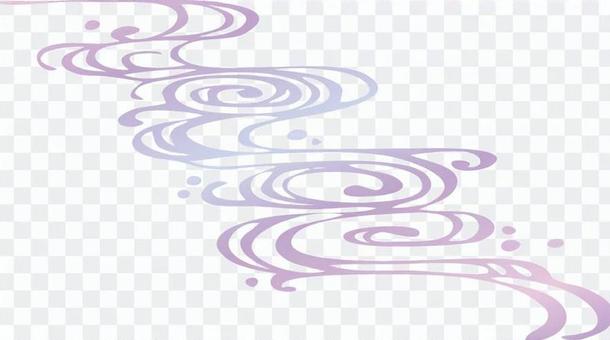 Flowing lines (purple) Flowing lines (purple)