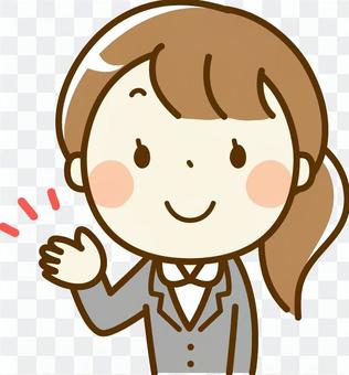 Female, suits, guidance Female, suits, guidance