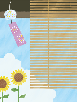 Summer porch background Summer porch background