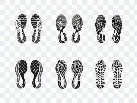 Shoe mark set 4 Shoe mark set 4