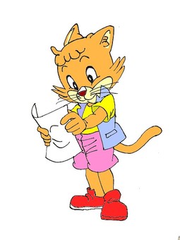 Anthropomorphic cat pose Anthropomorphic cat pose