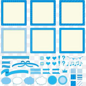 Labels, frames, balloons, ribbons, icon set Labels, frames, balloons, ribbons, icon set