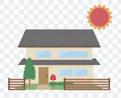 House with two garden with a garden House in a detached house House with two garden with a garden House in a detached house