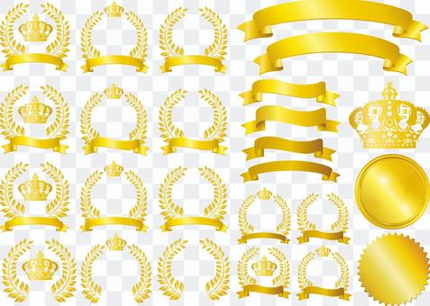 Crown Ribbon Frame Background frame Ribbon Red Golden Wallpaper Crown Ribbon Frame Background frame Ribbon Red Golden Wallpaper
