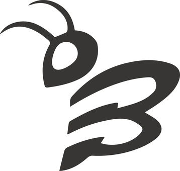 Bee icon illustration Bee icon illustration