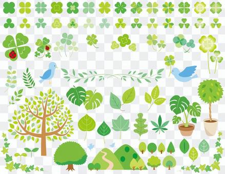 Leaf tree material set 01 Leaf tree material set 01