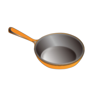Frying pan (orange) Frying pan (orange)