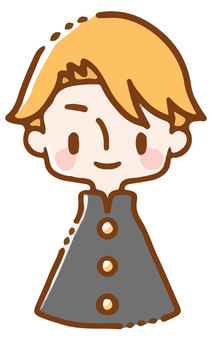 Image of a boy wearing a school uniform Image of a boy wearing a school uniform